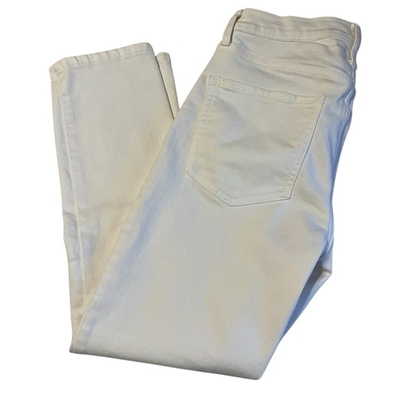 Banana Republic Denim - Banana Republic Women's White Straight Leg Jeans Size 28